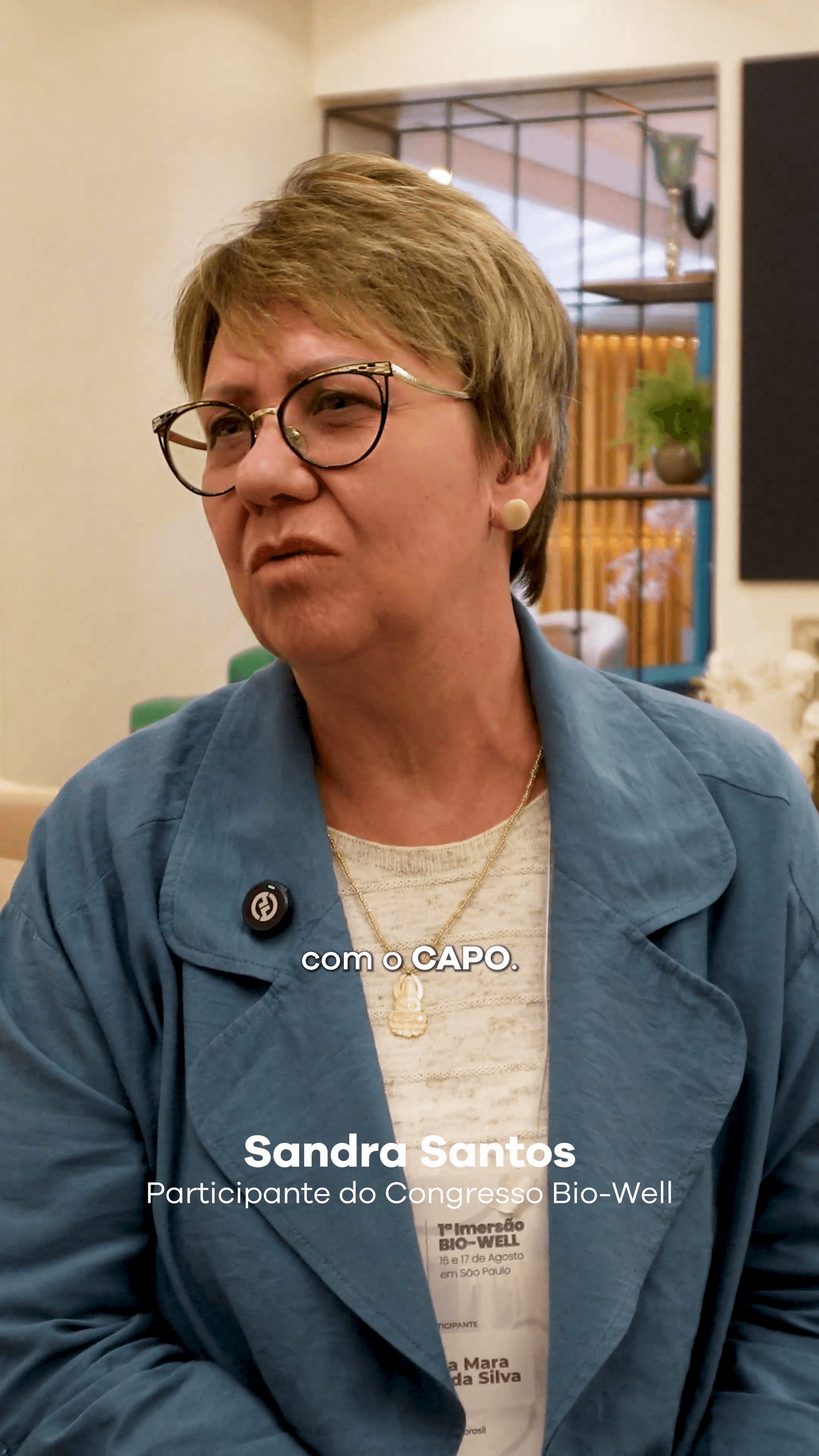 Capa do vídeo de Sandra Santos